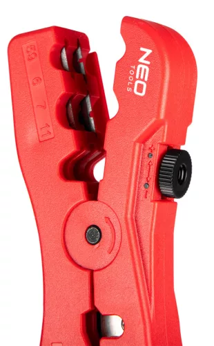 NEO TOOLS Kábelcsupaszító, koax kábelekhez 01-554