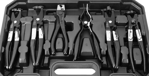 NEO TOOLS Bilincsfogó készlet, 9db 25 év garanciával 11-228