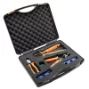 NEO TOOLS Napelem szerelő szerszámkészlet, 5db, kábelcsupaszító, kábelvágó, krimpelő fogó, csatlakozó fogók, kofferben 01-559