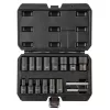 NEO TOOLS Dugókulcskészlet, sérült fejű csavarokhoz 16db 1/2”, 8, 10, 11, 12, 13, 14, 15, 16, 17, 19, 21, 22, 24, 27mm 11-920