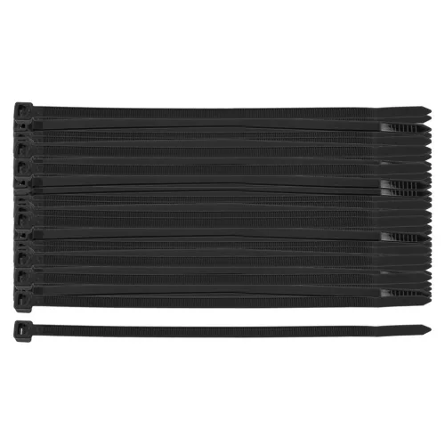 NEO TOOLS Kábelkötegelő, gyorskötöző, EXTREME, UV álló, fekete, 4,8x150mm, 100db/cs 01-631