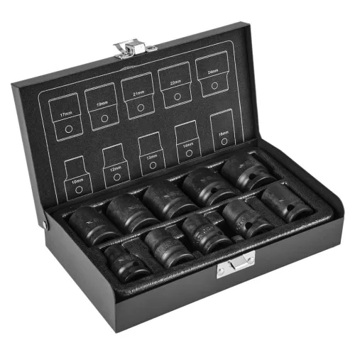 NEO TOOLS Gépi Dugókulcskészlet 1/2" 10db 10-24 12-101