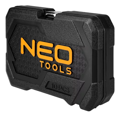 NEO TOOLS Gépi Dugókulcskészlet 1/2" 10db HOSSZÚ 10-24 CR-MO 12-107