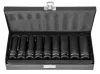 NEO TOOLS Gépi dugókulcskészlet 1/2" 9db hosszú torx E 10-24 CR-MO 12-110