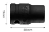 NEO TOOLS Gépi dugókulcs 1/2", 13mm, Cr-Mo 12-213