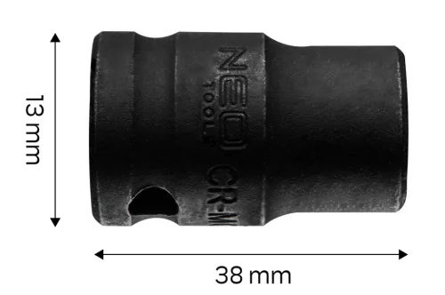 NEO TOOLS Gépi dugókulcs 1/2", 13mm, Cr-Mo 12-213