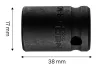 NEO TOOLS Gépi dugókulcs 1/2", 17mm, Cr-Mo 12-217