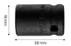 NEO TOOLS Gépi dugókulcs 1/2", 19mm, Cr-Mo 12-219