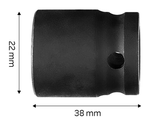 NEO TOOLS Gépi dugókulcs 1/2", 22mm, Cr-Mo 12-222