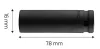 NEO TOOLS Hosszú Gépi dugókulcs 1/2", 16mm, Cr-Mo 12-316