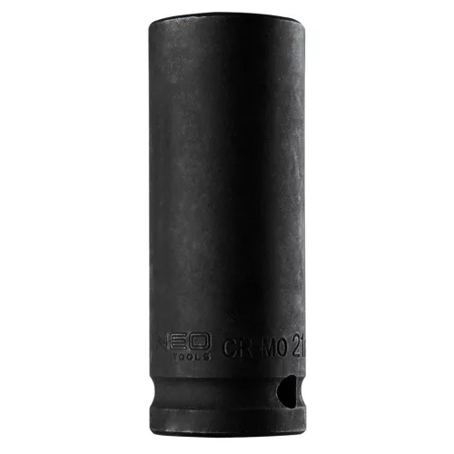 NEO TOOLS Hosszú Gépi dugókulcs 1/2", 21mm, Cr-Mo 12-321