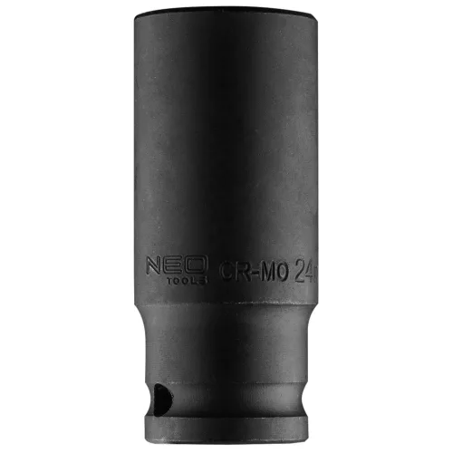 NEO TOOLS Hosszú Gépi dugókulcs 1/2", 24mm, Cr-Mo 12-324