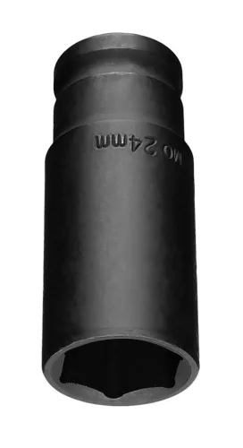 NEO TOOLS Hosszú Gépi dugókulcs 1/2", 24mm, Cr-Mo 12-324