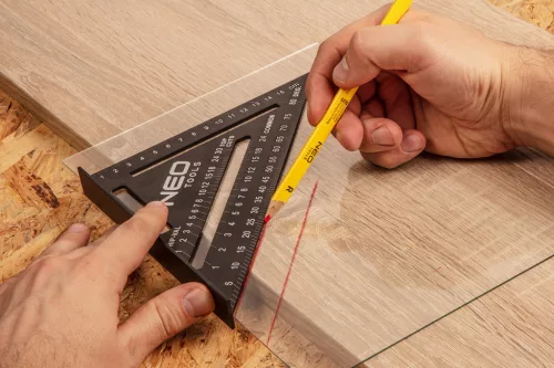 NEO TOOLS Ácsceruza üveghez, csempéhez piros, 240mm 13-802