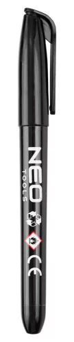 NEO TOOLS 4db jelölőfilc, vízálló olajalapú festékkel, használat előtt felrázandó, fekete, normál hegyű 13-856