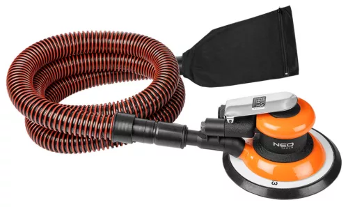 NEO TOOLS Pneumatikus excentercsiszoló 150mm, vákumos porelszívással 2 év garanciával 14-013