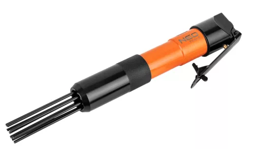 NEO TOOLS Pneumatikus tűs leverőgép rozsdához és hegesztési varratokhoz, 12x3mm 2 év garanciával 14-031