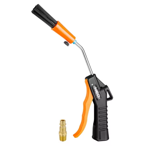 NEO TOOLS Pneumatikus lefúvópisztoly kefével 2 év garanciával 14-036