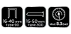 NEO TOOLS Pneumatikus tűző- és szegbelövőgép, "90" tip. kapcsok 10-40mm, szegek 10-50mm, kiegészítőkkel 2 év garanciával 14-570