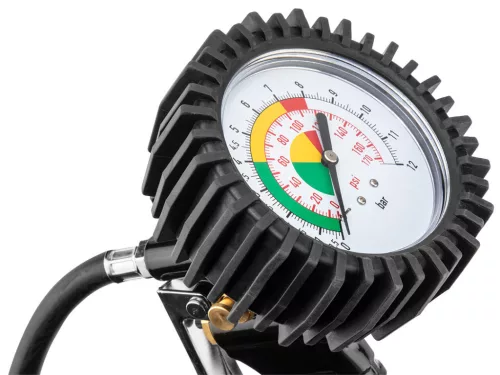 NEO TOOLS Pneumatikus kerékfúvó pisztoly, nyomásmérővel 80mm, dupla teherautó kerekekhez 14-716