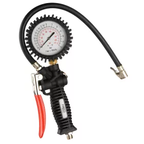   NEO TOOLS Pneumatikus kerékfúvó pisztoly, Profi, nyomásmérővel 80mm 14-718