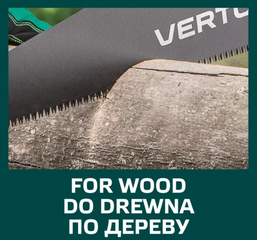 VERTO Kézifűrész 450mm, teflon bevonat, védőtokkal 15G102
