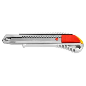 TOPEX Törhető pengés kés 18mm, fém vezetősín 17B128