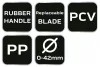 NEO TOOLS Csővágó fogó műanyaghoz 0-42mm 25 év garanciával 02-073