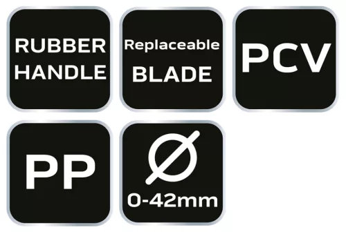 NEO TOOLS Csővágó fogó műanyaghoz 0-42mm 25 év garanciával 02-073
