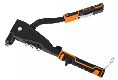 NEO TOOLS Popszegecshúzó, erősített, acél és alumínium szegecsekhez 2,4/3,2/4,0/4,8 mm 18-103-1
