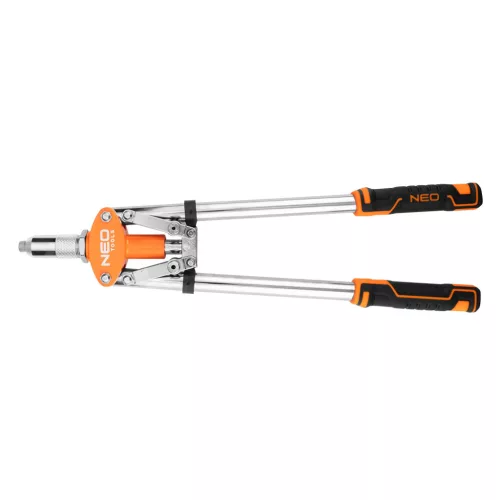 NEO TOOLS Popszegecshúzó 2 karos, egyenes, alu és acél szegecsekhez, 3.2-6.4mm-ig 18-106-1