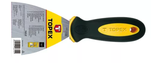 TOPEX Festékkaparó 100mm rozsdamentes, kétkomponensű markolat 18B610