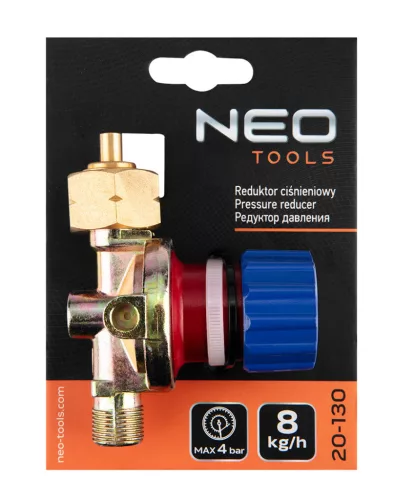 NEO TOOLS Nyomásszabályzó, 4 bars, 8kg/h 20-130