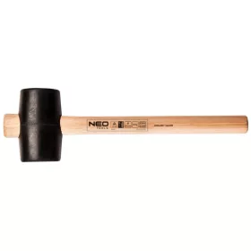 NEO TOOLS Gumikalapács 65mm 425g, hickory nyél 25-052