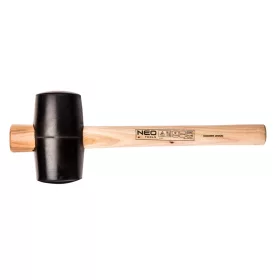 NEO TOOLS Gumikalapács 75mm 680g, hickory nyél 25-053