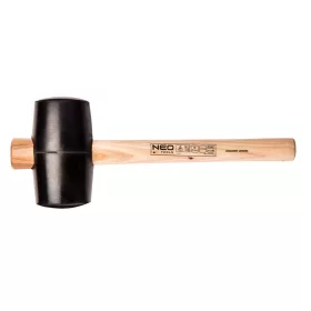 NEO TOOLS Gumikalapács 90mm 1200g, hickory nyél 25-054