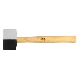 NEO TOOLS Gumikalapács 58mm 450g FEKETE FEHÉR 25-067