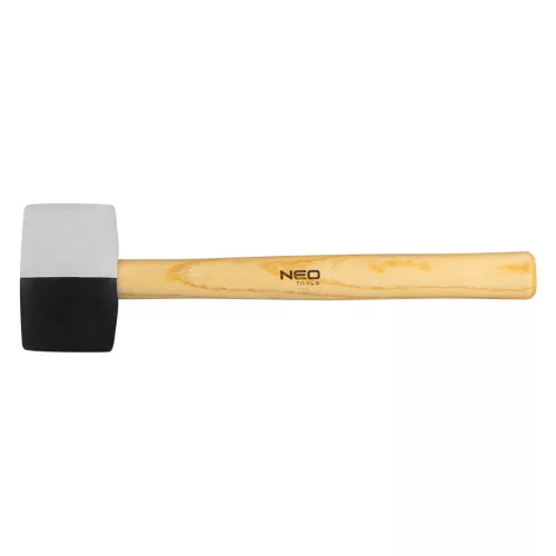 NEO TOOLS Gumikalapács 58mm 450g FEKETE FEHÉR 25-067