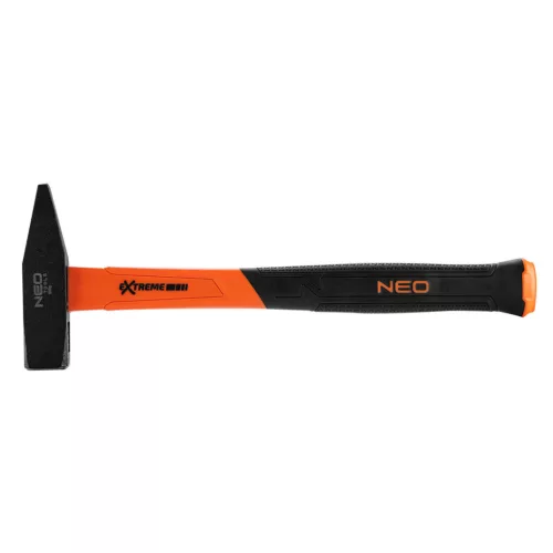 NEO TOOLS Általános kalapács 500g, üvegszál nyél, kétkomponensű markolat 25-145