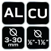 NEO TOOLS Csővágó 1/8-1.1/4" (3-30mm), réz, alumínium 02-402