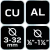 NEO TOOLS Csővágó 1/8-1.1/8" (3-32mm), réz, alumínium 02-403