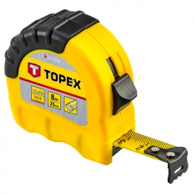 TOPEX Mérőszalag 8m / 25mm, "Shiftlock" 27C308