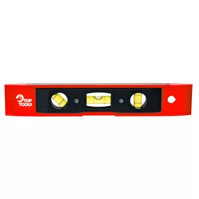   Top Tools Torpedó vízmérték, 230mm, 3 libella, mágneses 29C893