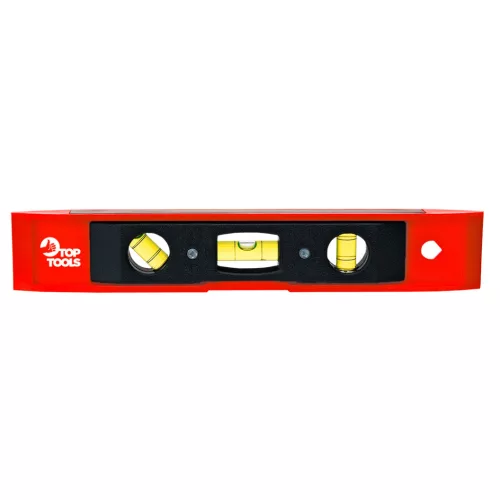 Top Tools Torpedó vízmérték, 230mm, 3 libella, mágneses 29C893