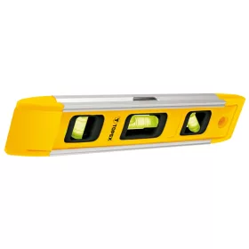   TOPEX Torpedó vízmérték, alumínium, 230mm, 3 libella, mágneses 29C894