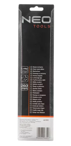 NEO TOOLS Lemezolló 260mm, balos 31-082