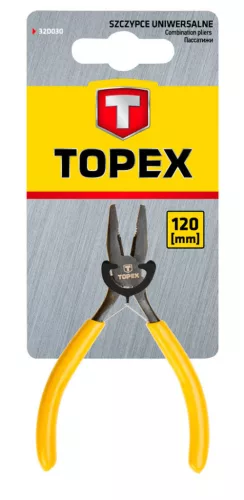 TOPEX Precíziós kombinált fogó 140mm 32D030