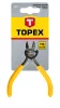 TOPEX Precíziós oldalcsípő fogó 140mm 32D031