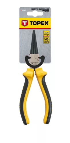 TOPEX Kerekcsőrű fogó 160mm 32D109