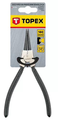 TOPEX ZÉGERGYŰRŰ FOGÓ 180MM KÜLSŐ EGYENES 32D306